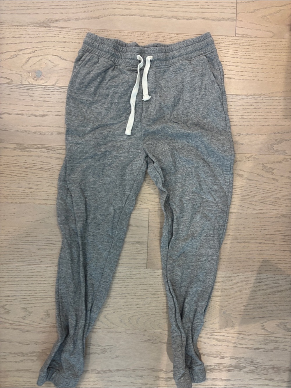 RSQ Men's Gray Sweatpants with White Drawstring